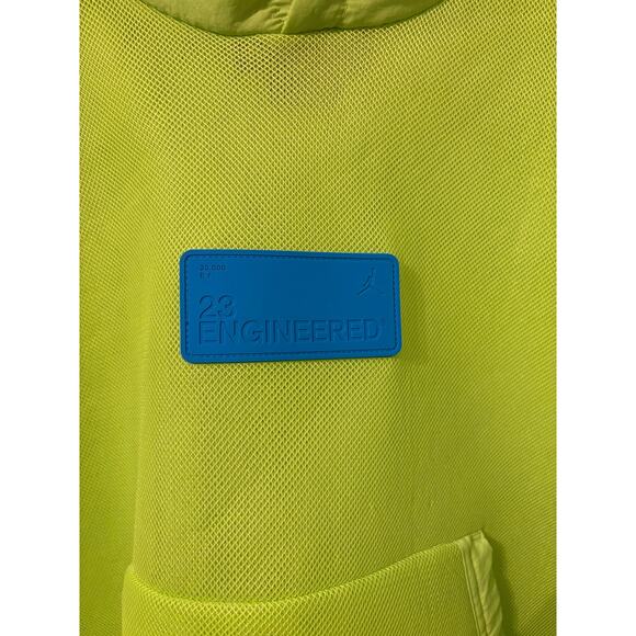 Air Jordan - Jordan 23 Neon Green Engineered Hoodie S - Picture 7 of 9